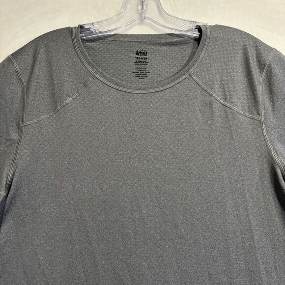 REI Co-op Women’s Lightweight Base Layer Crew Top Short Sleeve Gray Plus Size XL - Picture 4 of 15